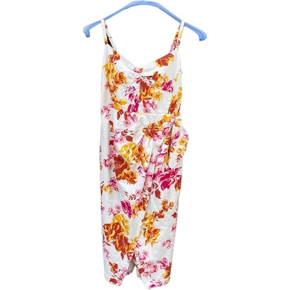 Great Jones White Floral Midi Dress - Picture 9 of 11